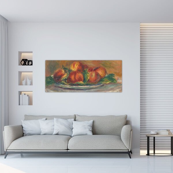 Slika - Auguste Renoir, Peaches on a Plate, reprodukcije (120x50 cm)