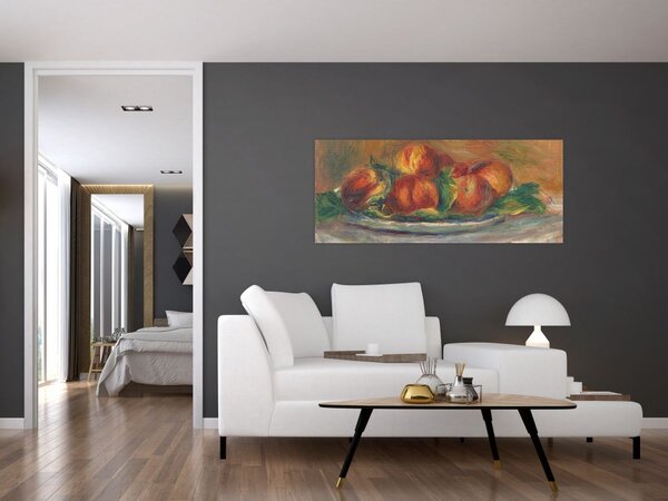 Slika - Auguste Renoir, Peaches on a Plate, reprodukcije (120x50 cm)