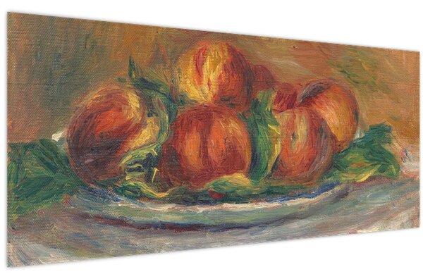 Slika - Auguste Renoir, Peaches on a Plate, reprodukcije (120x50 cm)