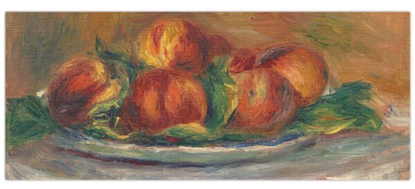 Slika - Auguste Renoir, Peaches on a Plate, reprodukcije (120x50 cm)