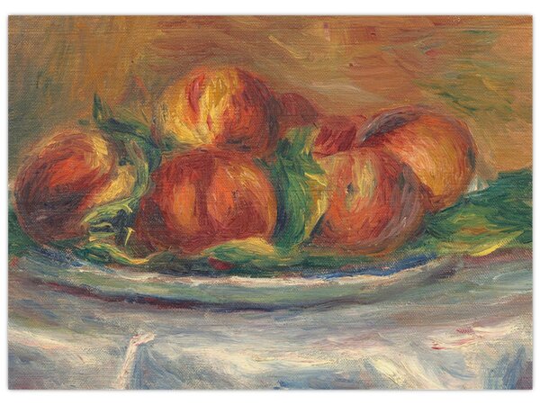 Slika - Auguste Renoir, Peaches on a Plate, reprodukcije (70x50 cm)