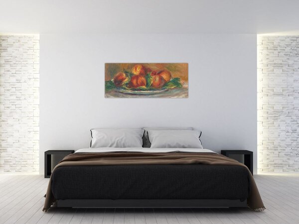 Slika - Auguste Renoir, Peaches on a Plate, reprodukcije (120x50 cm)