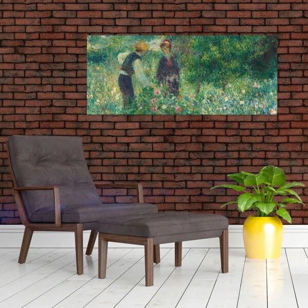 Slika - Auguste Renoir, Picking Flowers, reprodukcije (120x50 cm)