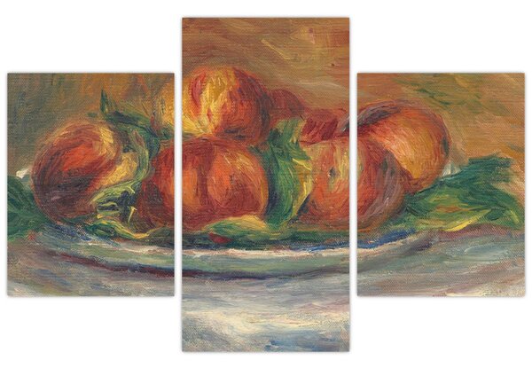 Slika - Auguste Renoir, Peaches on a Plate, reprodukcije (90x60 cm)