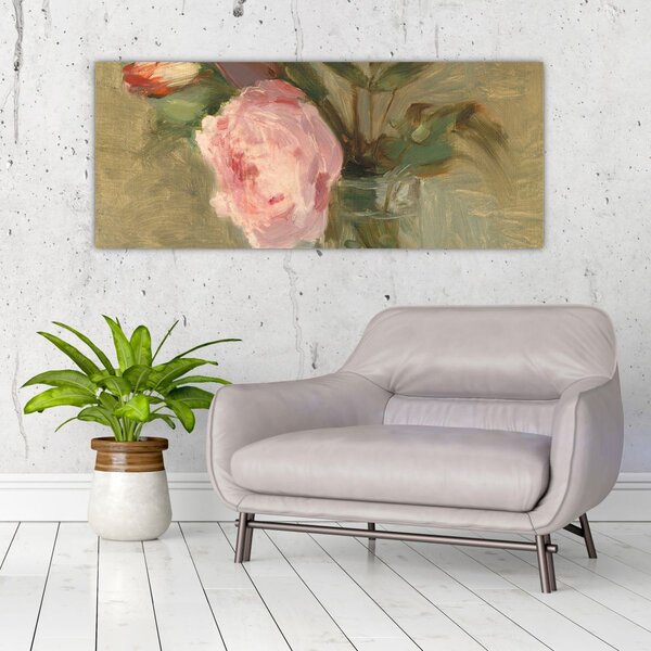 Slika - Berthe Morisot, Peonies, reprodukcije (120x50 cm)