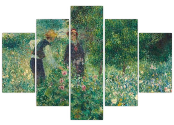 Slika - Auguste Renoir, Picking Flowers, reprodukcije (150x105 cm)