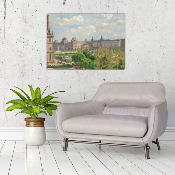 Slika - Camille Pissarro, Place du Carrousel, Paris, reprodukcije (70x50 cm)