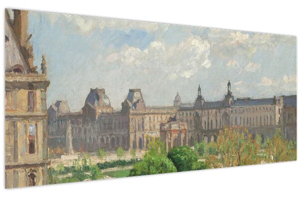 Slika - Camille Pissarro, Place du Carrousel, Paris, reprodukcije (120x50 cm)