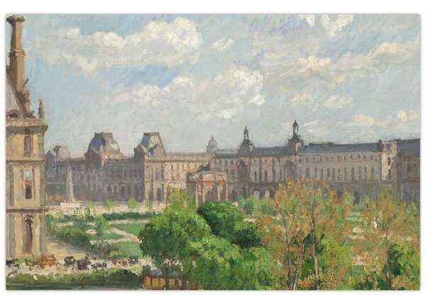 Slika - Camille Pissarro, Place du Carrousel, Paris, reprodukcije (90x60 cm)