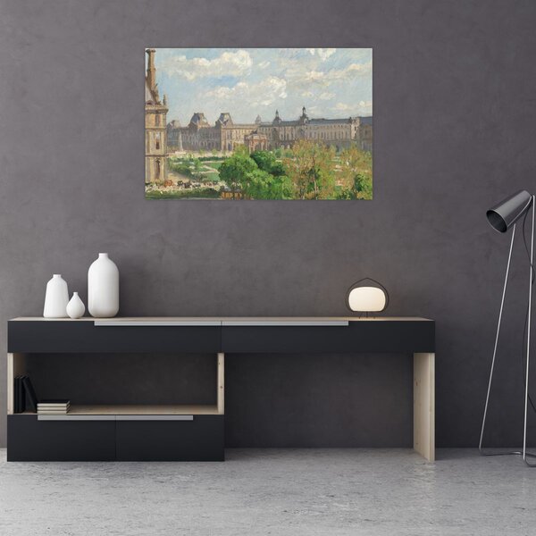 Slika - Camille Pissarro, Place du Carrousel, Paris, reprodukcije (90x60 cm)