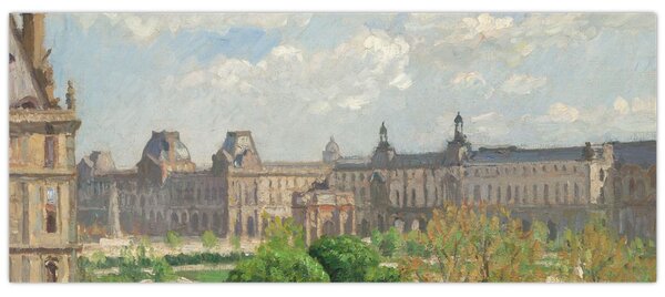 Slika - Camille Pissarro, Place du Carrousel, Paris, reprodukcije (120x50 cm)