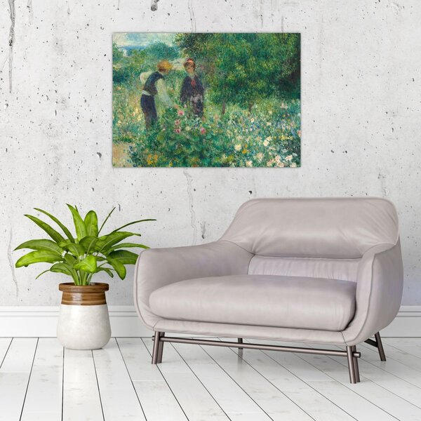 Slika - Auguste Renoir, Picking Flowers, reprodukcije (70x50 cm)
