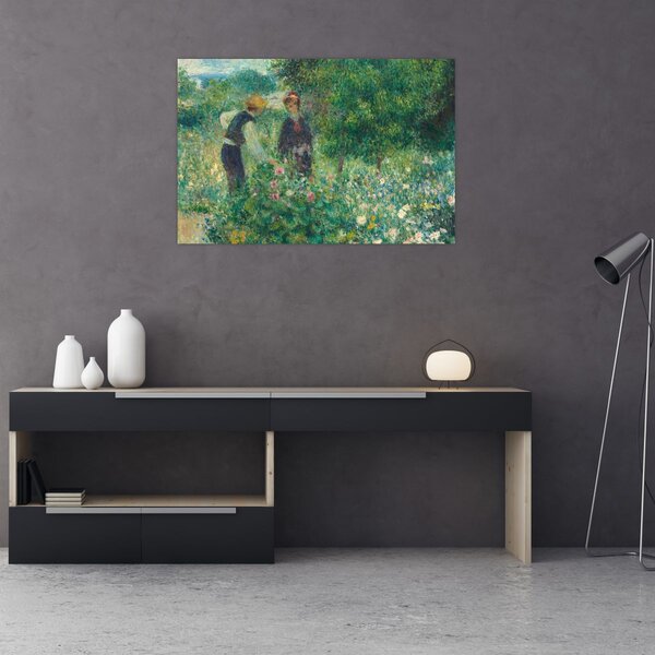 Slika - Auguste Renoir, Picking Flowers, reprodukcije (90x60 cm)