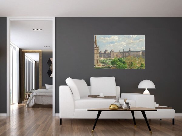 Slika - Camille Pissarro, Place du Carrousel, Paris, reprodukcije (90x60 cm)