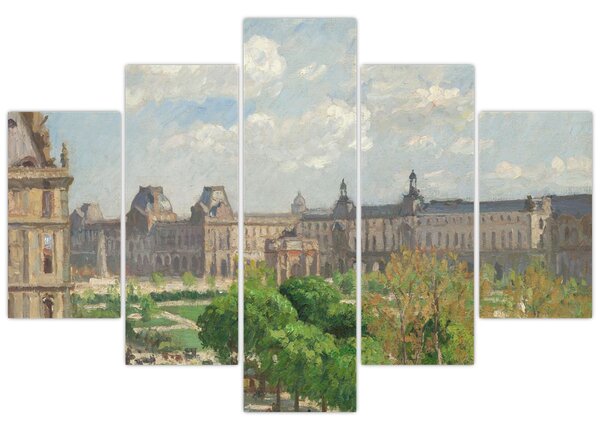 Slika - Camille Pissarro, Place du Carrousel, Paris, reprodukcije (150x105 cm)