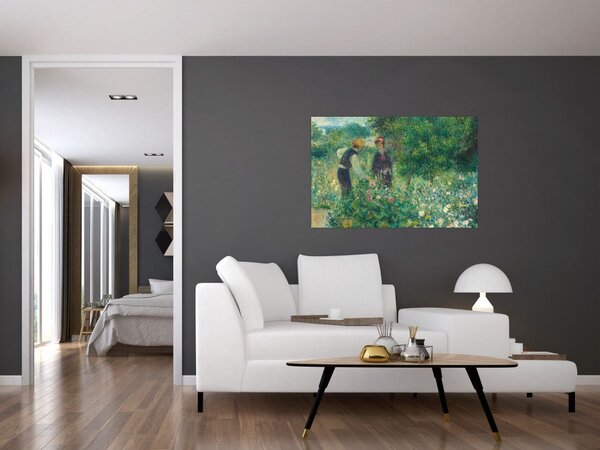 Slika - Auguste Renoir, Picking Flowers, reprodukcije (90x60 cm)