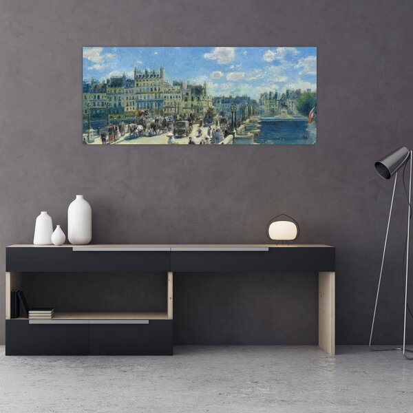 Slika - Auguste Renoir, Pont Neuf, Paris, reprodukcije (120x50 cm)
