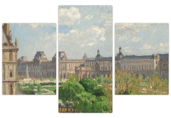 Slika - Camille Pissarro, Place du Carrousel, Paris, reprodukcije (90x60 cm)