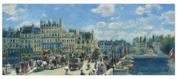 Slika - Auguste Renoir, Pont Neuf, Paris, reprodukcije (120x50 cm)