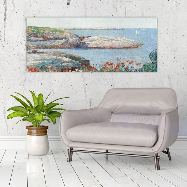 Slika - Childe Hassam, Poppies, Isles of Shoals, reprodukcije (120x50 cm)