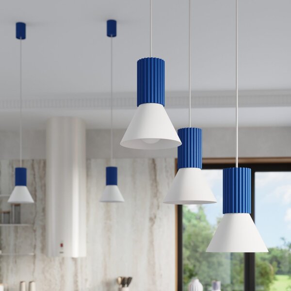 Visilica ESTRIA 1 bijela/ultramarine plava
