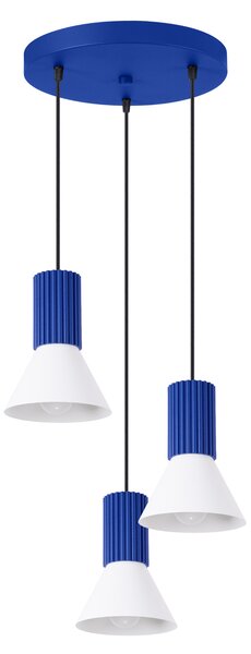 Visilica ESTRIA 3P bijela/ultramarine plava