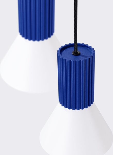 Visilica ESTRIA 3P bijela/ultramarine plava