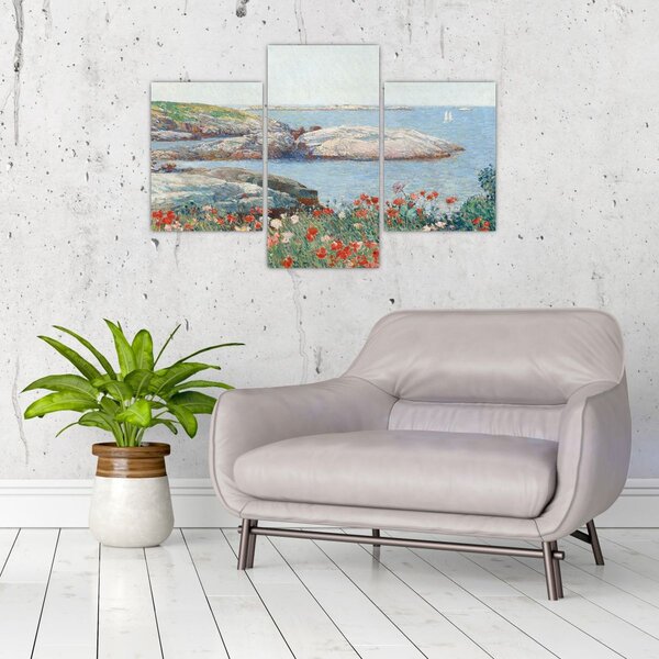 Slika - Childe Hassam, Poppies, Isles of Shoals, reprodukcije (90x60 cm)
