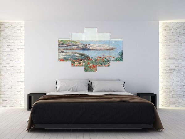 Slika - Childe Hassam, Poppies, Isles of Shoals, reprodukcije (150x105 cm)