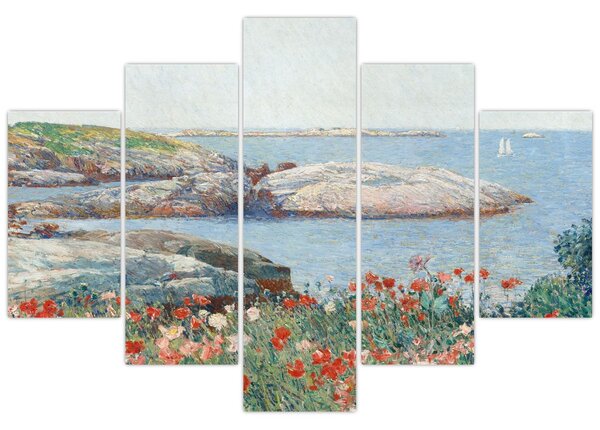 Slika - Childe Hassam, Poppies, Isles of Shoals, reprodukcije (150x105 cm)