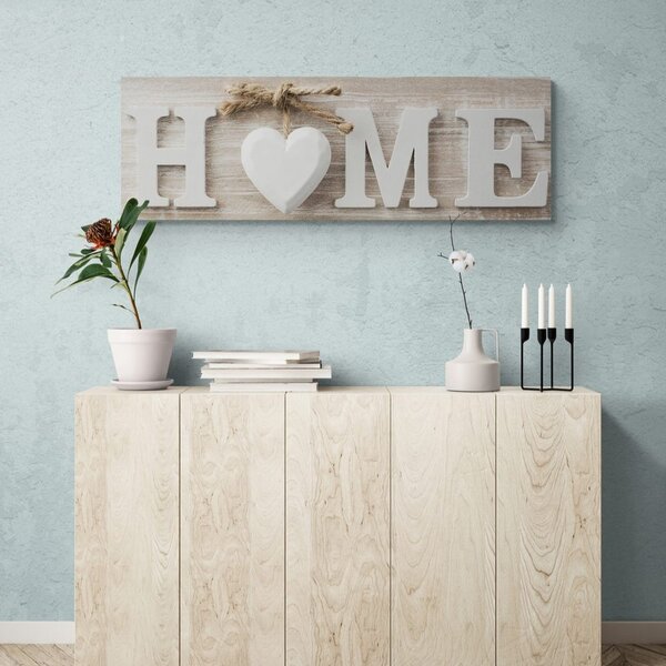 Slika s natpisom Home u vintage stilu