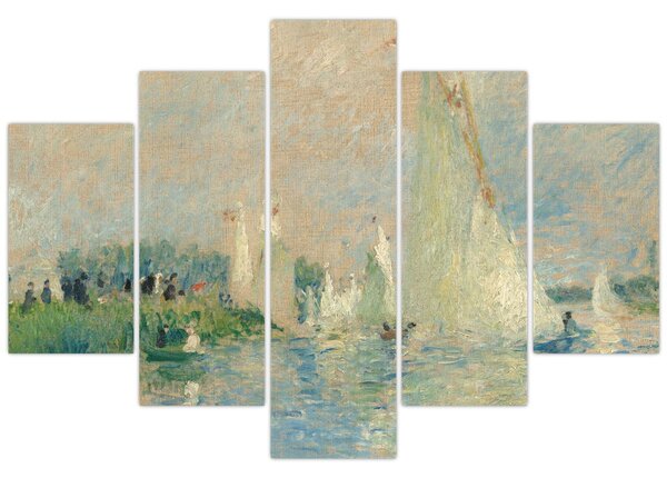 Slika - Auguste Renoir, Regatta at Argenteuil, reprodukcije (150x105 cm)