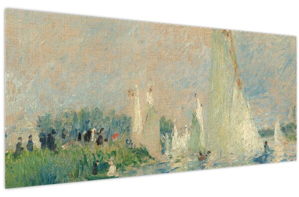 Slika - Auguste Renoir, Regatta at Argenteuil, reprodukcije (120x50 cm)