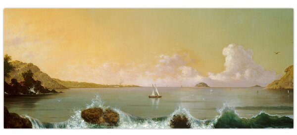 Slika - Martin Johnson Heade, Rio de Janeiro Bay, reprodukcije (120x50 cm)