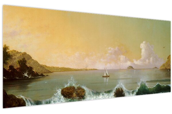 Slika - Martin Johnson Heade, Rio de Janeiro Bay, reprodukcije (120x50 cm)