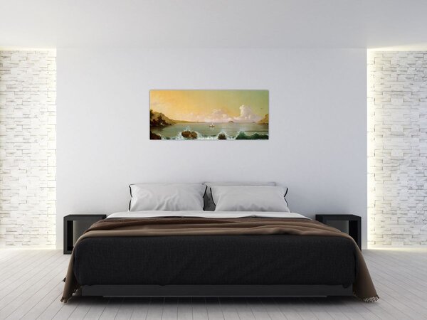 Slika - Martin Johnson Heade, Rio de Janeiro Bay, reprodukcije (120x50 cm)