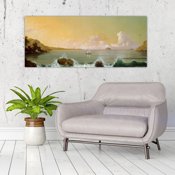 Slika - Martin Johnson Heade, Rio de Janeiro Bay, reprodukcije (120x50 cm)