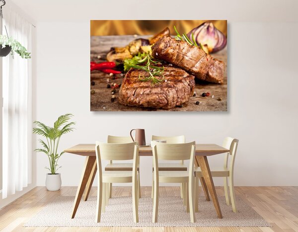 Slika goveđi steak na žaru