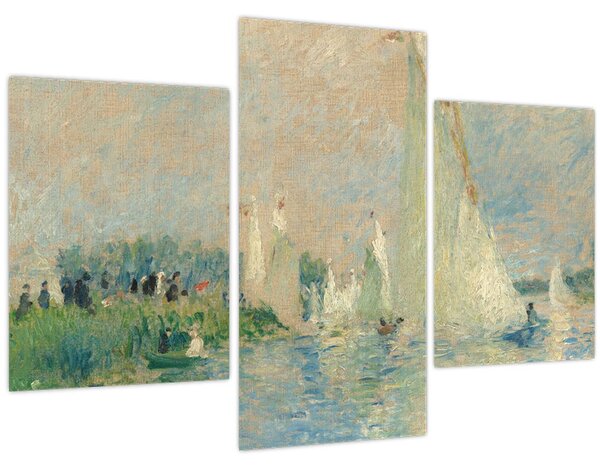 Slika - Auguste Renoir, Regatta at Argenteuil, reprodukcije (90x60 cm)