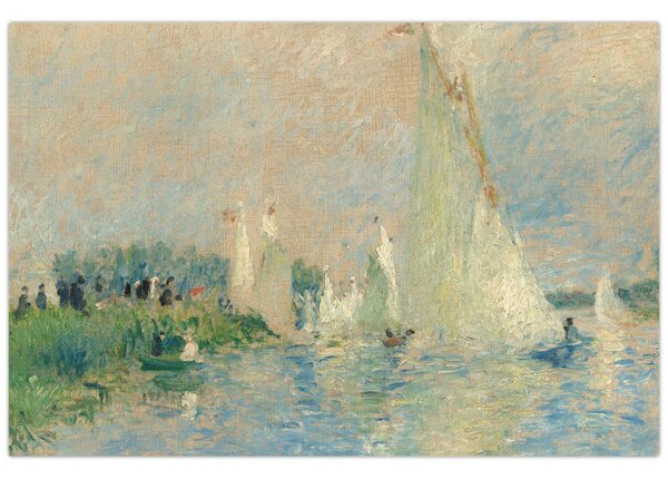 Slika - Auguste Renoir, Regatta at Argenteuil, reprodukcije (90x60 cm)