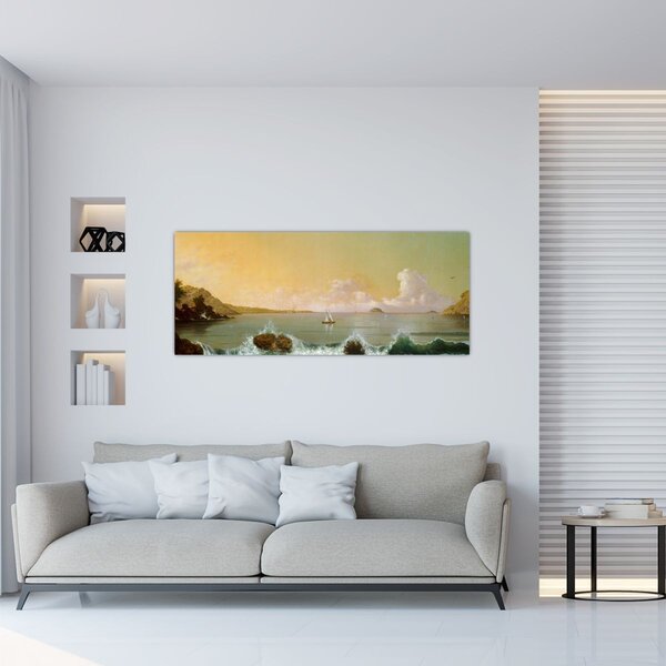 Slika - Martin Johnson Heade, Rio de Janeiro Bay, reprodukcije (120x50 cm)