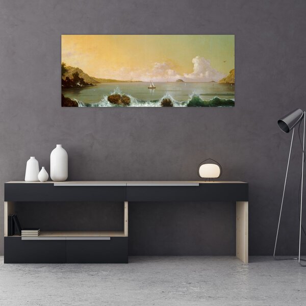 Slika - Martin Johnson Heade, Rio de Janeiro Bay, reprodukcije (120x50 cm)