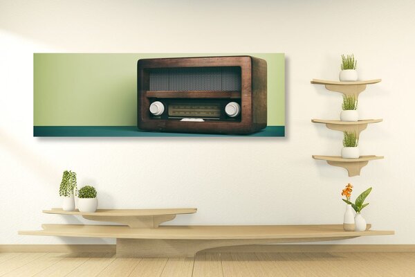 Slika retro radio
