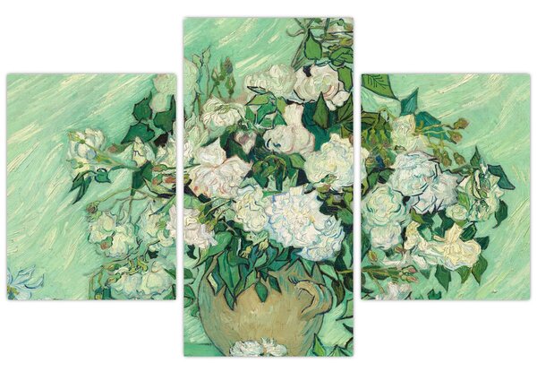 Slika - Vincent van Gogh, Roses, reprodukcije (90x60 cm)