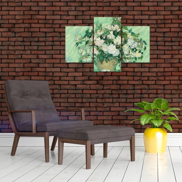 Slika - Vincent van Gogh, Roses, reprodukcije (90x60 cm)