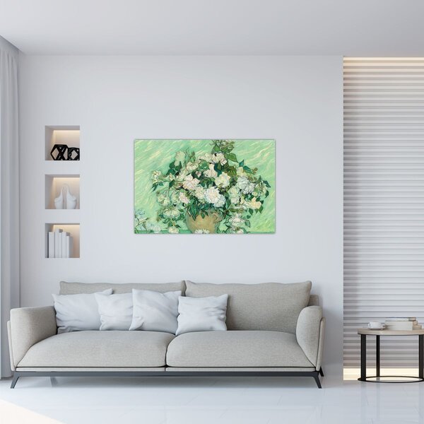 Slika - Vincent van Gogh, Roses, reprodukcije (90x60 cm)