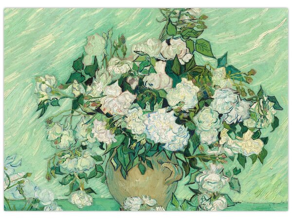Slika - Vincent van Gogh, Roses, reprodukcije (70x50 cm)