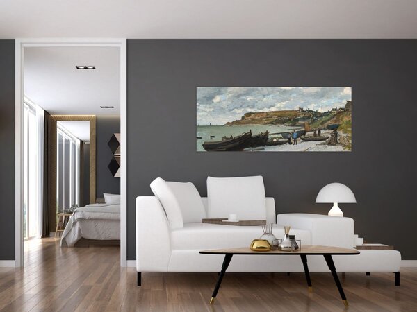 Slika - Claude Monet, Sainte Adresse, reprodukcije (120x50 cm)