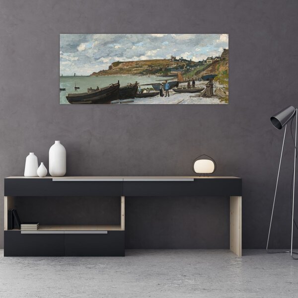 Slika - Claude Monet, Sainte Adresse, reprodukcije (120x50 cm)