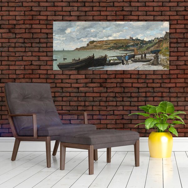 Slika - Claude Monet, Sainte Adresse, reprodukcije (120x50 cm)